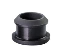 Bouchon de trou en caoutchouc Silicone, Inserts Tube tuyau, bouchon anti-poussière, extrémité d'obturation conique, Type T, d'étanchéité(Black,9.5mm)