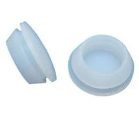 Bouchon de Trou en Silicone, Bouchons Caoutchouc étanches, 10 pièces à Clipser Bouchon d'étanchéité d'extrémité d'obturation Inserts Tube Tuyau(Transparent,16mm)
