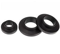 Bouchon de Trou en Silicone, Bouchons Caoutchouc étanches, 50 Anneaux Marche Plastique Forme T M2 ~ M22, rondelle concave Convexe, Douille Capuchon, rondelles d'espacement(Black,YW10/M4)