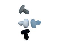 Bouchon de trou fileté externe en caoutchouc, bouchon forme T Silicone 2.5mm 3mm 3. 4mm 4. Extrémité du joint(Gray,A 26mm(1.02 inch))