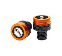 Bouchon de trou miroir vis boulon Bouchons d'obtu Pour Husky ADV150 Cruisym 150 GT X 300 Joymax 400 Z F MMBCU Accessoires Pour Moto : Cache-trous De Rétroviseurs Latéraux Usinés CNC(Orange)