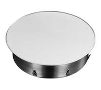 Bouchon de Tuyau de Poêle 145 mm, Cache-Trou de Cheminée en Métal, Profondeur 48 mm, Argent