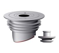 Bouchon de tuyau de vidange avec un design à rebord épais pour un séal serré | Joint en silicone de petite taille de 35 à 40 mm pour créer une connexion anti-odeur sur les tuyaux de machine à laver