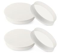 Bouchon de Tuyau d'égout en PVC 100mm Bouchon de Conduite 4 Paquet pour Tuyaux et Systèmes d'Égouts Tube Ligne Protection (DN100)