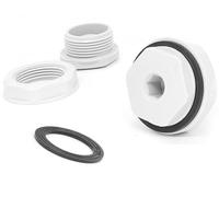 Bouchon de tuyau d'irrigation d'eau fileté mâle pour tuyau d'arrosage vidange de piscine empêchant les fuites White_10PCS M20*1.5