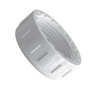 Bouchon de tuyau en PVC, capuchon d'obturation pour vanne de vidange de plomberie, système de canalisation d'eau, couvercle de douille durable, protection du filetage interne blanc 50mm