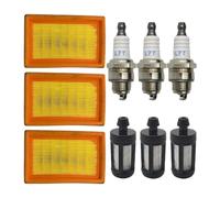 Bouchon de Tuyau Filtre à Carburant/Huile Compatible avec Les tronçonneuses MS180, MS170, 018 et 017 (pièce Rechange Incluse). Kit Bougie d'allumage