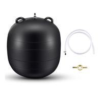 Bouchon de tuyau gonflable de 40,6 cm, bouchon de test d'égout en caoutchouc pour inspection des canalisations d'eaux usées, avec tuyau d'extension et kit de valve