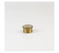 Bouchon de tuyau hexagonal en laiton et cuivre BSPP 1/8", 1/4", 3/8", 1/2", 1", adaptateur de connecteur mâle, 3I4
