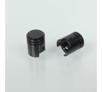Bouchon de Valve Bike It Piston Aluminium anodisé Noir Compatible avec Moto Auto Quad