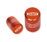 Bouchon De Valve Capuchon De Valve De Pneu pour Ya&MAHA XSR700 2015-2021 Bouchons De Valve De Pneu De Roue De Moto Couvre-Tige(Orange)