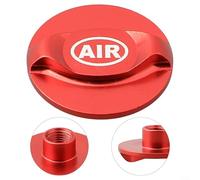 Bouchon de valve d'air en alliage d'aluminium pour fourche de vélo Manitou pour Magura Fox pour DT RockSHOX, housse de protection légère pour fourche de suspension de vélo VTT (rouge)