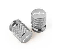 Bouchon de Valve de Moto en Alliage d'aluminium pour Bajaj Pulsar 200 NS/200 RS/200 AS Toutes Saisons, 2 Pièces Accessoires Moto, Bouchons De Valve Pneu, Couvercle Hermétique en Aluminium CNC(Ww-2)