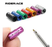 Bouchon de Valve de pneu de vélo, 2/4/10 pièces, anti-poussière, léger, en alliage d'aluminium, Tube de vélo de route vtt, couvercle de buse de gaz pour FV Presta Sliver 4pcs