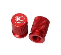 Bouchon de Valve de Pneu pour KYMCO AK550 XCITING 250 300 350 400 400S 500 Downtown 125 300i Moto CNC Aluminium Valve De Pneu Port d'air Tige Couvercle Capuchon(GG)