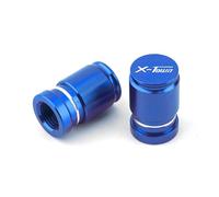 Bouchon de Valve de Pneu pour KYMCO X-Town CT125 Xciting Downtown Moto Roue Pneus Bouchons De Valve CNC Couvre Pneus Etanche À L'Air(B)