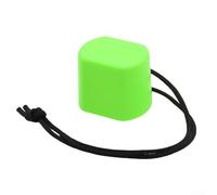 Bouchon de valve de réservoir de plongée en caoutchouc avec corde de sécurité, anti-poussière et anti-pollution pour réservoirs de plongée (vert)