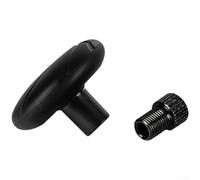 Bouchon de valve de vélo avec support caché pour un suivi en temps réel, couvercle anti-poussière antivol à dégagement rapide, compatible avec Find My Network, silicone ABS (noir)