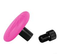 Bouchon de valve de vélo avec support caché pour un suivi en temps réel, couvercle anti-poussière antivol à dégagement rapide, compatible avec Find My Network, silicone ABS (pièces de rouge)