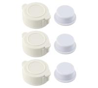 Bouchon de valve d'échappement blanc de rechange avec rondelle pour piscine Intex à visser sur piscines hors sol 106,7 cm et plus