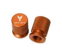 Bouchon de Valve Pneu Moto pour MT-07 MT07 MT 07 Toutes Les Années 2 Accessoires pour Moto : Capuchons De Valve Roue CNC, d'air(AA-3)