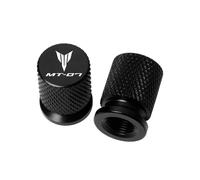 Bouchon de Valve Pneu Moto pour MT-07 MT07 MT 07 Toutes Les Années 2 Accessoires pour Moto : Capuchons De Valve Roue CNC, d'air(AA-2)