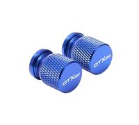 Bouchon de Valve Pneu Moto usiné CNC Lot 2 Bouchon pour DTX 125 350 360 DT X360 2022-2024 Accessoires Moto - Bouchon De Valve Pneu en Aluminium(Blue)