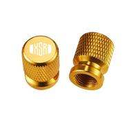 Bouchon de Valve Pneu Moto usiné CNC Lot 2 Bouchon pour XSR700 XSR900 XSR155 XSR 700 900 155 2022-2025 Accessoires Moto Bouchons De Valve Pneu Et Cache-Orifice d'air(Yellow)