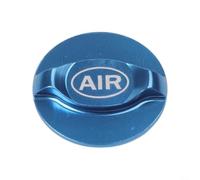 Bouchon de valve pour fourche de suspension avant sur vélo en alliage d'aluminium avec moulage sous pression de précision et revêtement en poudre (bleu)