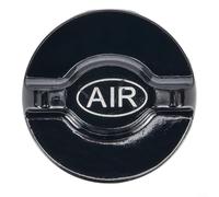 Bouchon de valve pour fourche de suspension avant sur vélo fabriqué en alliage d'aluminium avec moulage sous pression de précision et revêtement en poudre (noir)