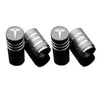 Bouchon de Valve Voiture pour Tesla Model 3 2017-2024, 4 Pièces Bouchons Valve Pneu avec Joint D'étanchéité Capuchons Valve pour SUV Moto Camion Moto,Grey