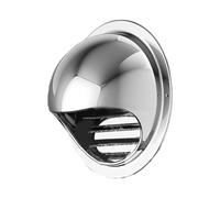 Bouchon de ventilation mural rond, bouchon de ventilation mural extérieur | Couvercle d'admission d'air et de sortie pour mur extérieur - Grille de ventilation pour entrée d'air avec filet