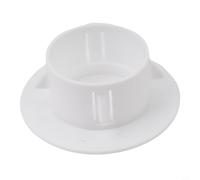 Bouchon de ventilation pour ouvertures de tuyaux muraux, couvercle de protection en plastique pour climatisation et conduites d'eau avec design amovible (50 mm)
