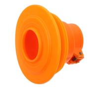 Bouchon de Vidange Anti-odeur pour Tuyau de 32 MM en Silicone | Usage pour Drains Variés de Salle de Bain, Finition Orange, Installation Facile, Matériaux Sûrs et Solide