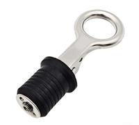 Bouchon de vidange avec poignée en acier inoxydable pour ports de vidange de 25 mm - Convient pour les réservoirs de cale, les piscines d'appâts et la protection de l'eau de coque