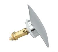 Bouchon de vidange carré en laiton de 66 mm pour lavabo de salle de bain avec système clic-clac conçu pour les trous de lavabo de moins de 60 mm