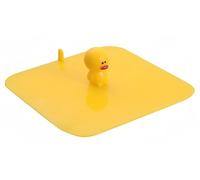 Bouchon de vidange de baignoire en silicone mignon pour salle de bain, baignoire pour sol de douche, évier de cuisine (16 x 16 cm)
