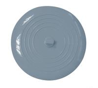 Bouchon de vidange de baignoire en silicone pour évier de salle de bain et de cuisine - Attrape-cheveux rond de 12,7 cm avec joint d'aspiration puissant, blocage des odeurs, passe au lave-vaisselle
