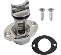 Bouchon de vidange de cale en acier inoxydable 316 pour trou de 25 mm, ovale, garboard, marine