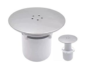 Bouchon de vidange de Douche, bonde de vidange/cubicule de 90 mm/115 mm de Rechange Facile à Installer, Finition chromée, Siphon de Douche à débit Rapide, Siphon de Douche