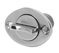 Bouchon de vidange de forme ovale en acier inoxydable 316 pour bateau et yacht, 1 po
