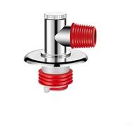 Bouchon de vidange de sol chromé ABS connecteur de tuyau d'eau pour machine à laver Joint de vidange à trois voies Dispositif anti-débordement désodorisant compatible avec les tubes de 19 à 32 mm