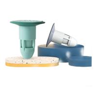 Bouchon de vidange de sol en ABS multi-usages résistant aux odeurs pour salle de bain 37 à 75 mm, anti-obstruction des poils et des débris, joint d'eau en forme de U pour éviter le refoulement