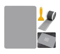 Bouchon de vidange de sol en silicone de 30 x 40 cm et attrape-cheveux jetable de 12 cm x 4 m avec pelle de nettoyage pour salle de bain, cuisine, buanderie