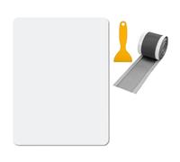 Bouchon de vidange de sol en silicone de 30 x 40 cm et attrape-cheveux jetable de 12 cm x 4 m avec pelle de nettoyage pour salle de bain, cuisine, buanderie