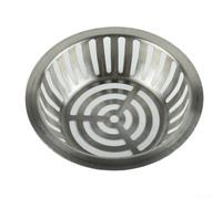 Bouchon de vidange de toit en acier inoxydable avec passoire, protection de gouttière ronde pour balcon et tuyau de pluie, évacuation de sol anti-obstruction (178 mm)