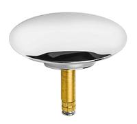 Bouchon de vidange d'évier de salle de bain, 70 mm, bouchon de bonde clic-clac, universel, réglable pour lavabo de salle de bain et cuisine - Laiton