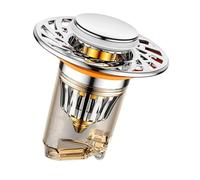 Bouchon de vidange d'évier de salle de bain à bouton poussoir sans odeur avec noyaux en laiton épais filtre à cheveux efficace pour salle de bain filtre à cheveux bouchon de vidange