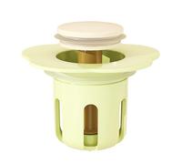 Bouchon de vidange d'évier en silicone pop-up pour baignoire, multi-usages, en forme de fleur, anti-encrassement, résistant aux odeurs, bouchon d'élimination des ordures pour cuisine, douche