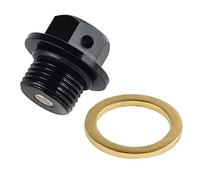 Bouchon de vidange d'huile magnétique M14 * 1.25 for Suzuki GSXS GSXR 600 750 1000 V for Str-om 250 for Ba-nd-it 1200 1250 S GSR GSX GSF 400 1100S 1400 SV Pièces de rechange pour motos ( Color : Nero